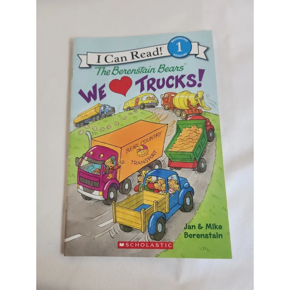 Scholastic Book Lot Of 5 The Berenstain Bears I Can Read Beginning 1‎ Reading